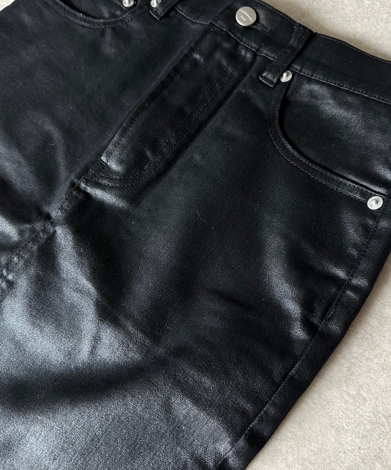 ok.soon×piccadilly COATING DENIM MIDDLE SKIRT |