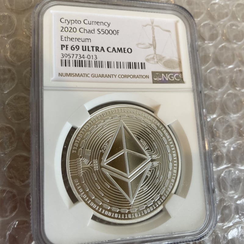 CRYPTO COIN クリプトコイン 純銀 ビットコイン プルーフ 【公式通販】