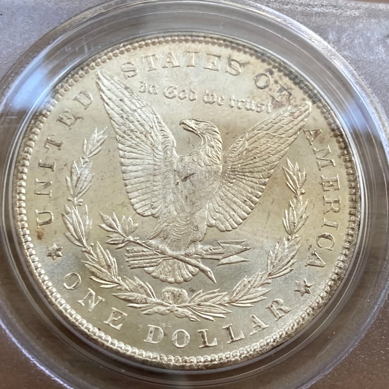 送料無料 モルガン銀貨 1886年 1898年 1899年 3枚セットマーク無し