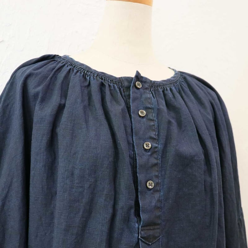 ichi Antiquites イチ アンティークス リネンインディゴブリーチ