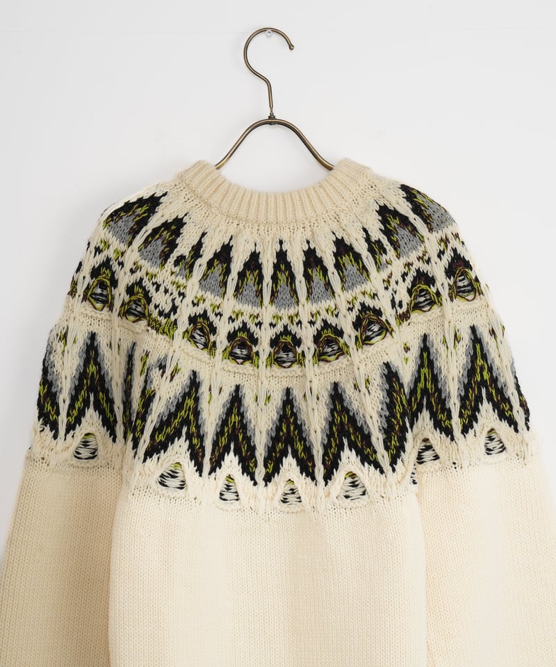 COOHEM〈men's〉】NORDIC KNIT P/O | EGAMI OFFICIAL