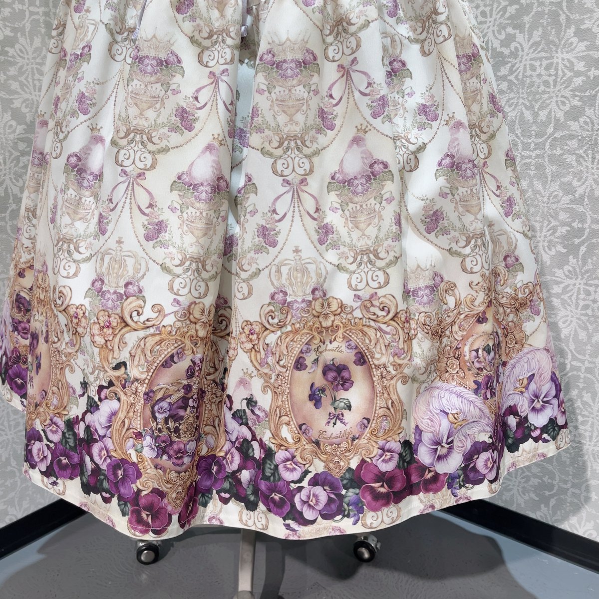 Enchantlic Enchantilly】すみれ姫の王冠 ティアードJSK/009-3