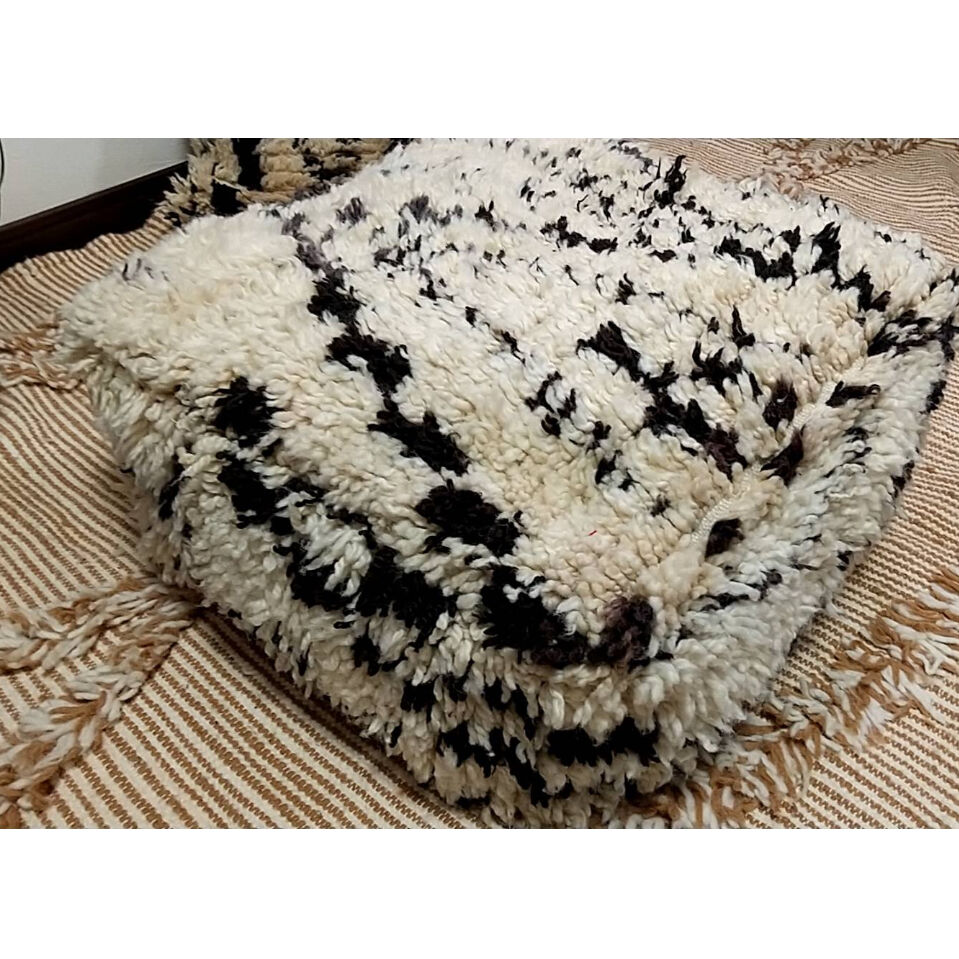 モロッコ プフ pouf ベニワレン ビンテージ オットマン クッション 2