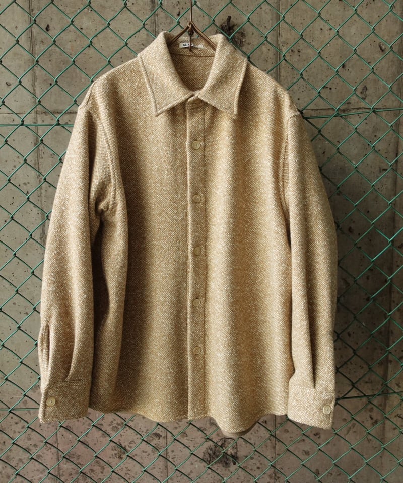 AURALEE(WOMENS) / HOMESPUN TWEED SHIRT BLOUSON