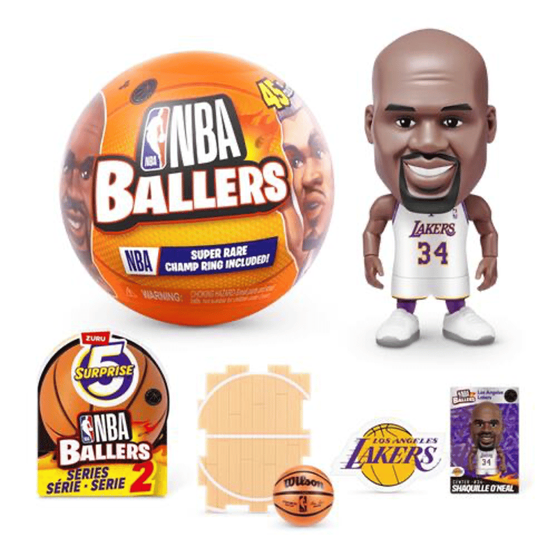 4個セットBOX販売】【種類ランダム】ZURU5サプライズ NBA シリーズ2