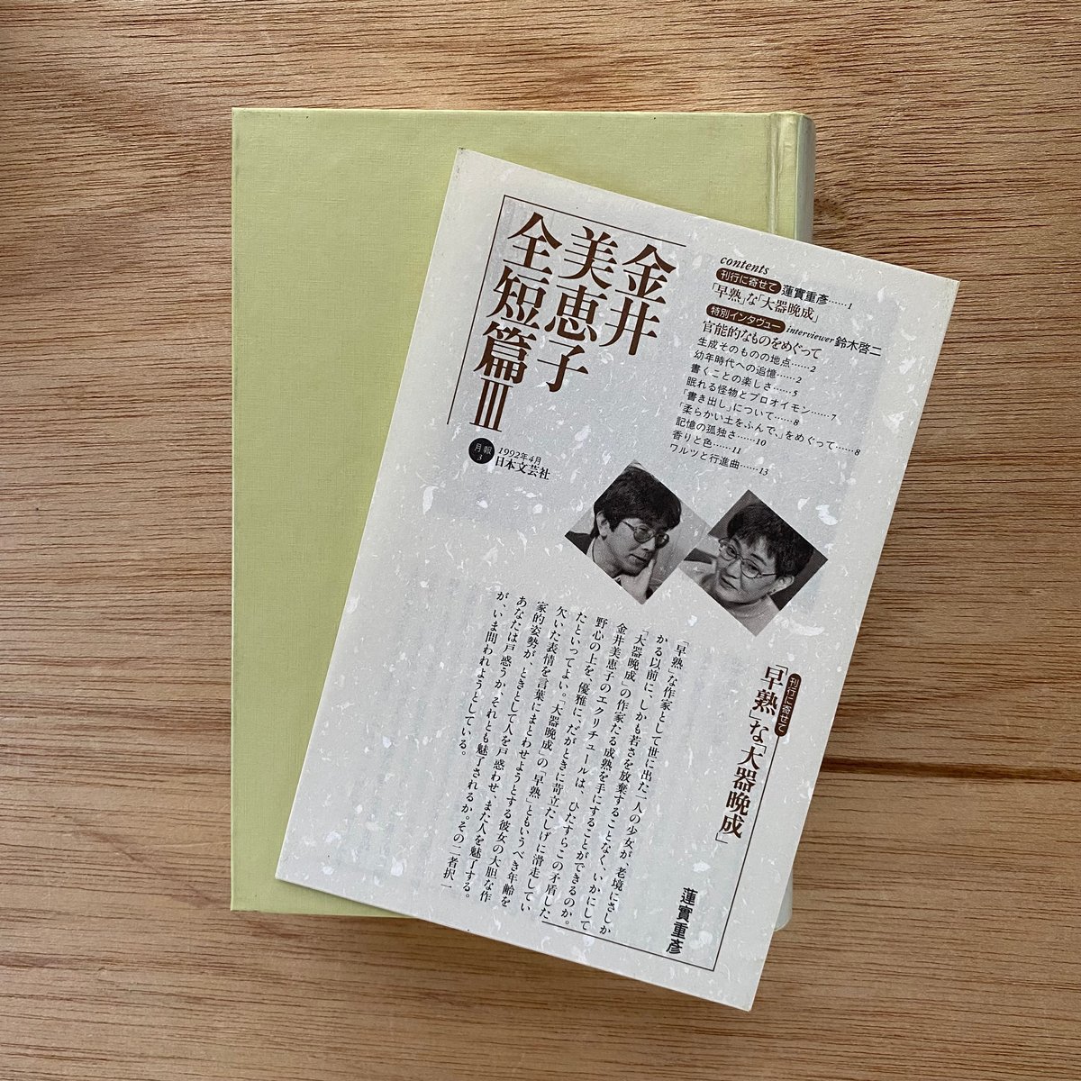金井美恵子全短編集Ⅲ | bullock books