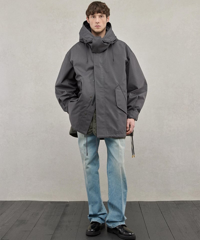 THE RERACS _ THE MODS COAT BIG ( Black ) | Tronica