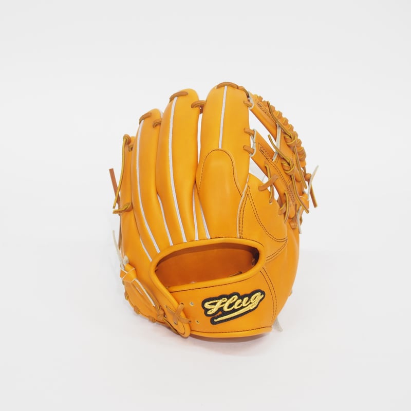 高校生対応 ハグ 硬式グローブ 内野手 オレンジ サイズ:約29cm | HUG