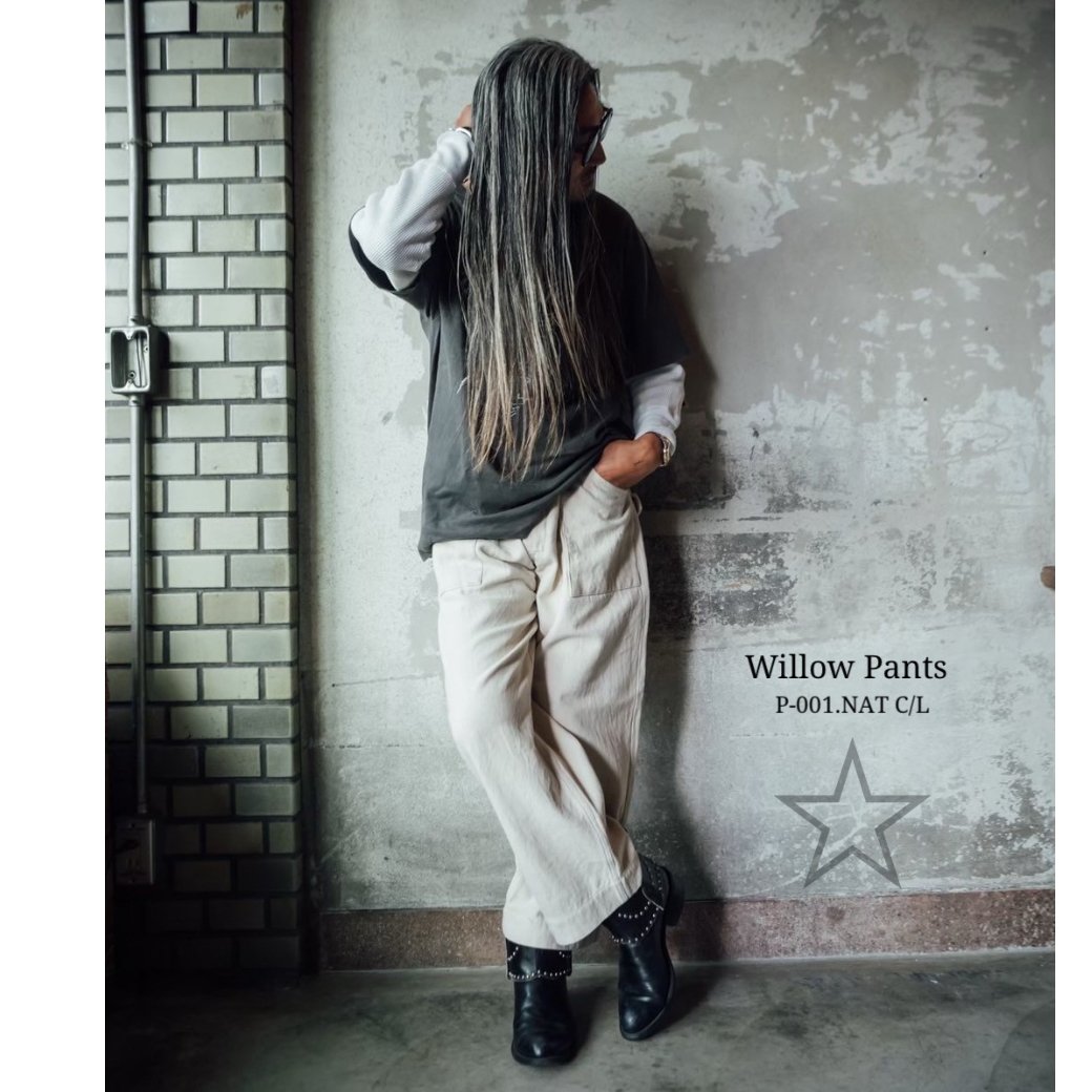 Willow Pants】P-001 NAT deadstock | BAKU STORE