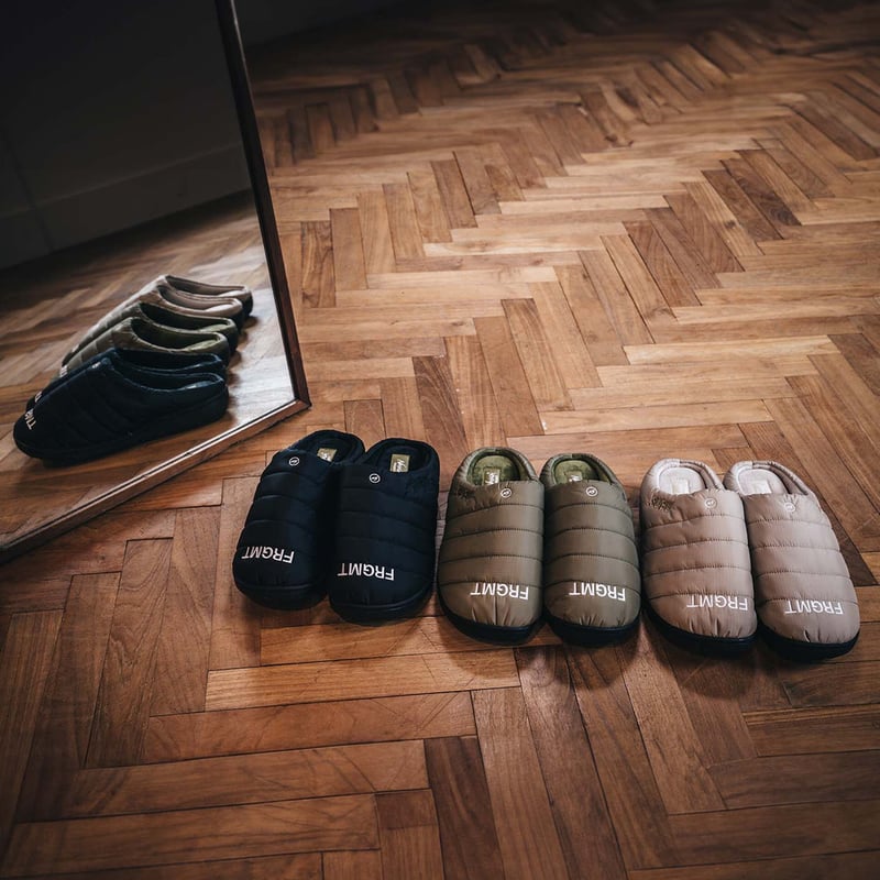 0新品 NANGA FRAGMENT SUBU ウィンター サンダル カーキ NANGA> NANGA×FRAGMENT×SUBU WINTER SANDAL KHA |