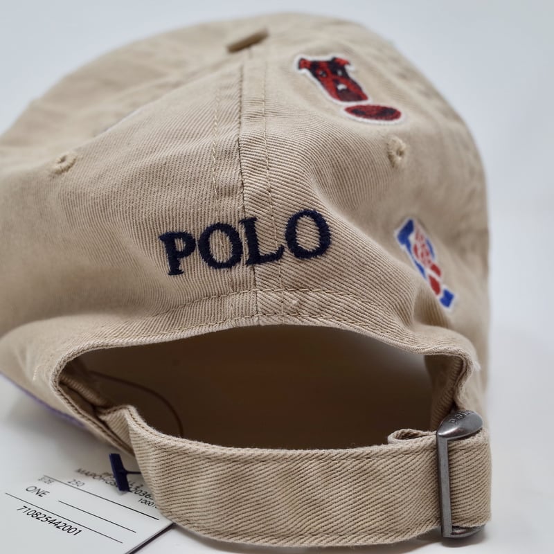 Polo Ralph Lauren 総柄刺繍 キャップ ベージュ ポロ 国内正規品 | Co