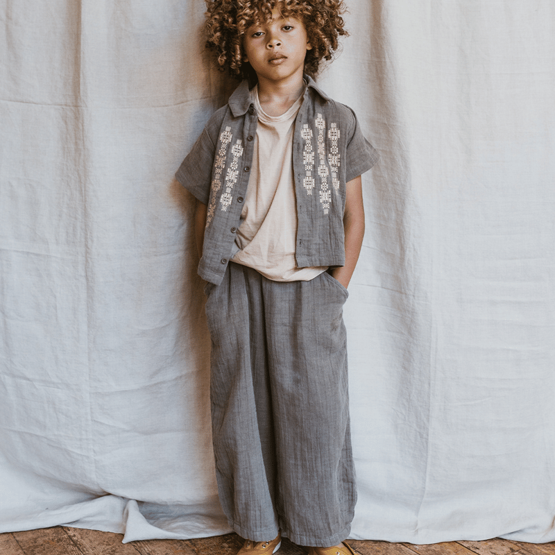 MABLI / FOLK SHIRT - KOALA - | calme closet