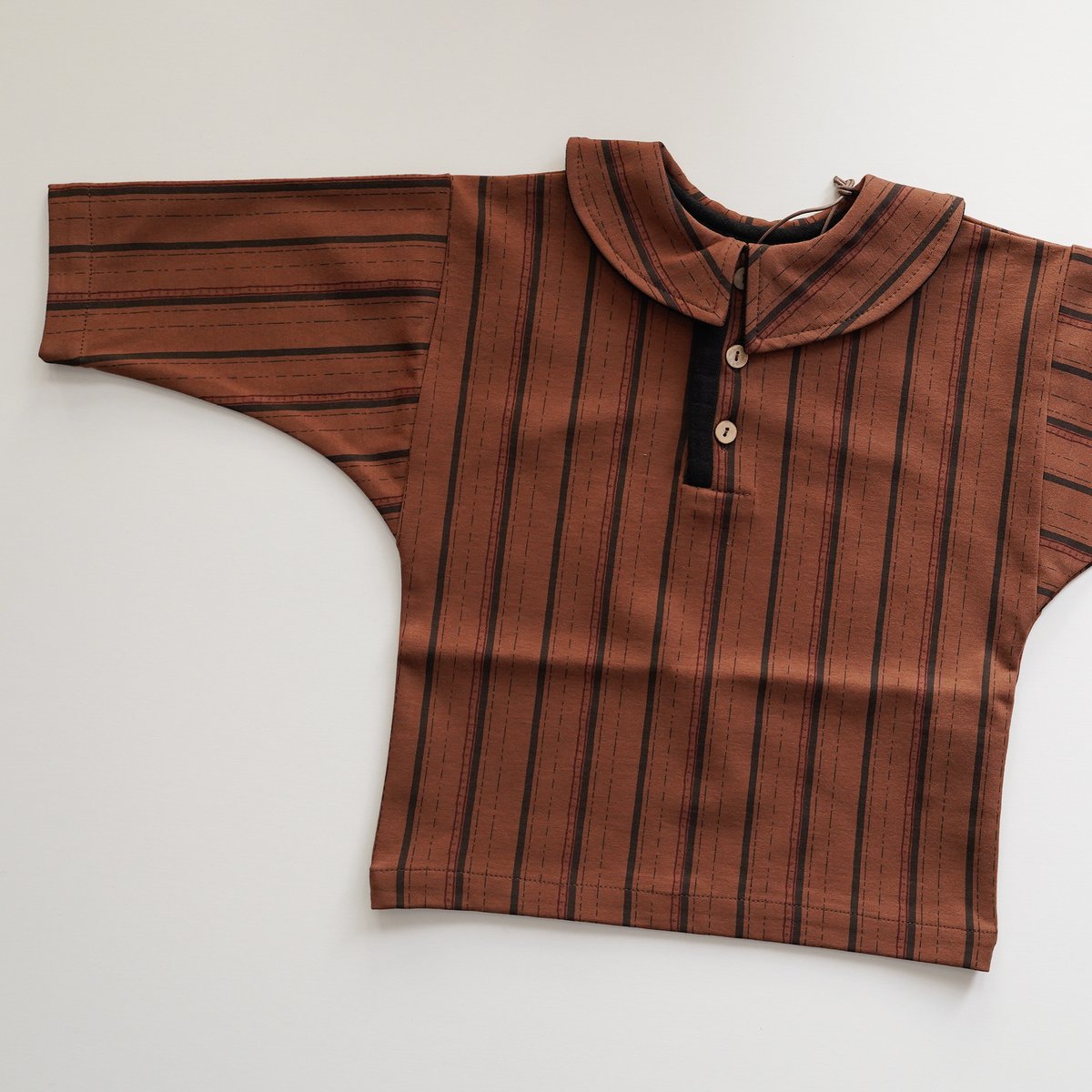 ☆HELLO LUPO / Marlo Top - Stripy brown - 2 | ca