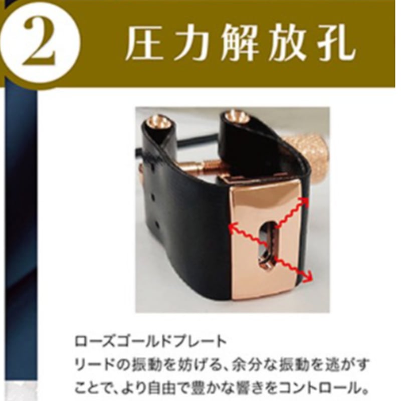 クラリネット リガチャー リカルド・モラレス【エクスプレッションズ