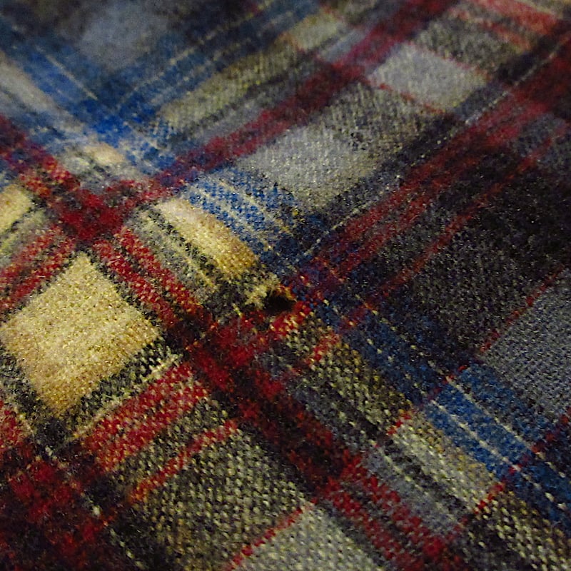 ビンテージ70's80's○PENDLETONチェックウールシャツsize 1X○260219