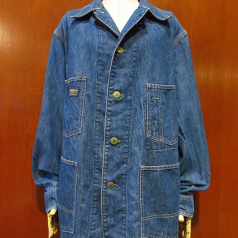 ビンテージ70's○OSHKOSHデニムカバーオールsize 38REG○240515i2-m