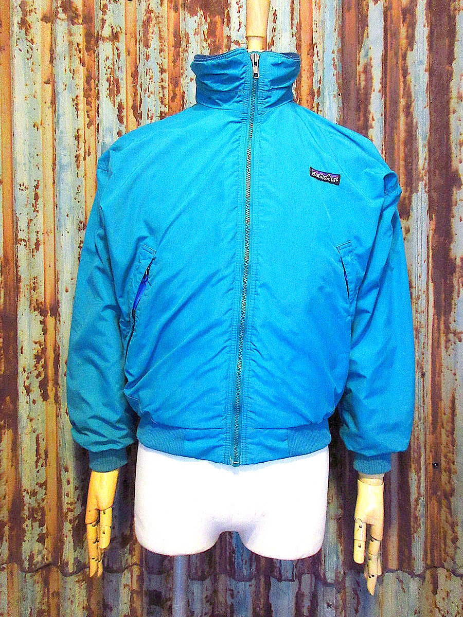 ビンテージ90's○Patagoniaシェルドシンチラ ジャケットグリーンsize 8
