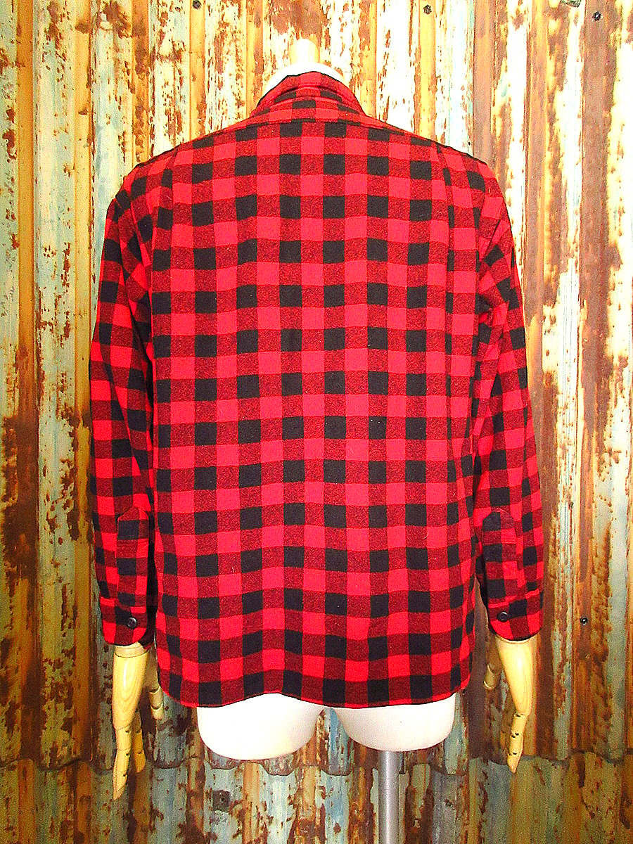 ビンテージ70's○PENDLETONバッファローチェックウールループカラー