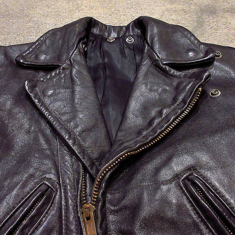 ビンテージ60's70's○CHPレザーダブルライダースジャケット○220220k3
