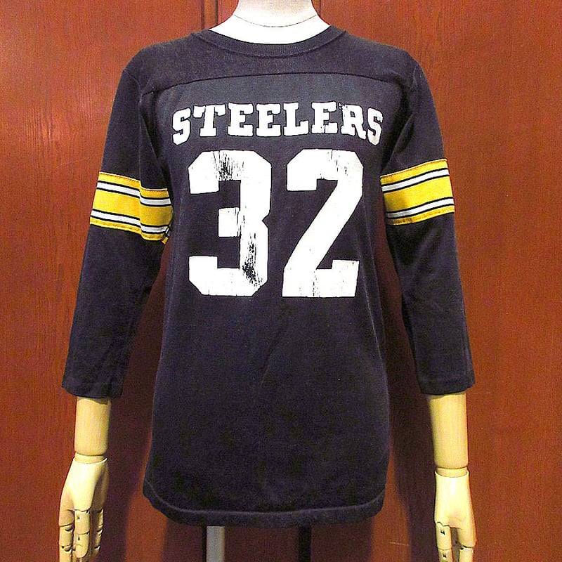 ビンテージ60's70's○Rawlingsフットボールシャツ黒 size L(14-16)○
