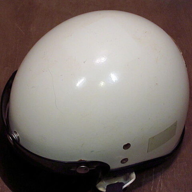 ビンテージ60's○BUCO SEARS 7505ハーフヘルメット白○201118n7-hlm
