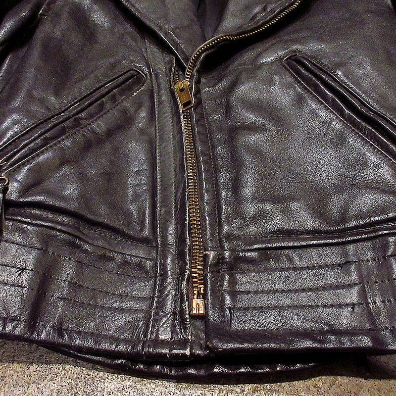 ビンテージ60's70's○CHPレザーダブルライダースジャケット○220220k3