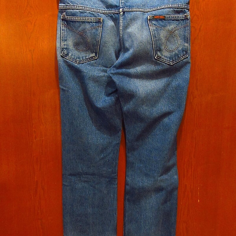 ビンテージ70's80's○SADDLE KINGストレートデニムパンツ実寸W92cm○220
