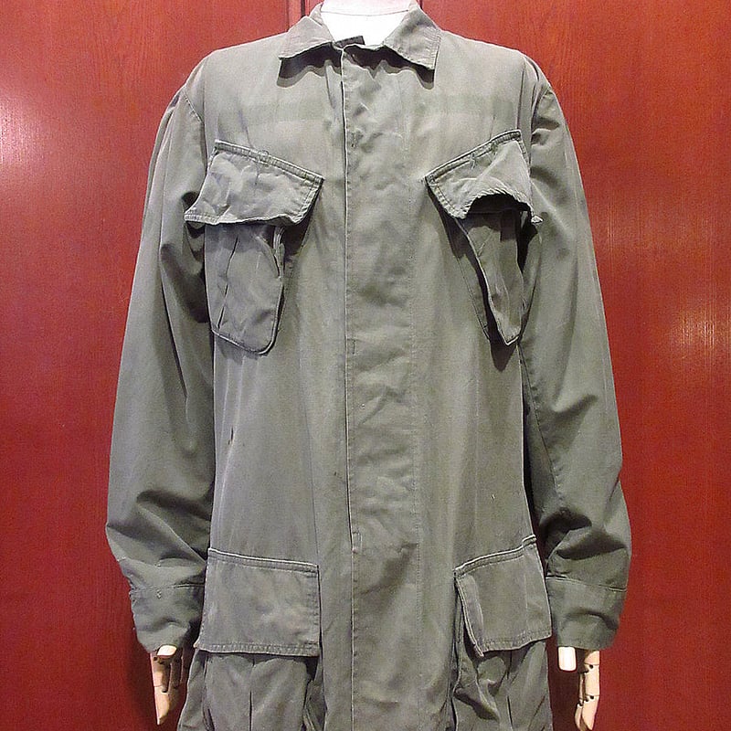 ビンテージ60's○ミリタリージャングルファティーグジャケット3rd size