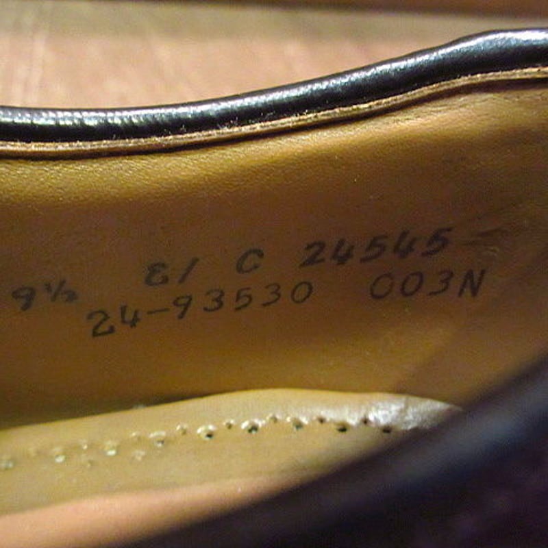 ビンテージ○JOHNSTON & MURPHYツートンサドルシューズ9 1/2 E○20090
