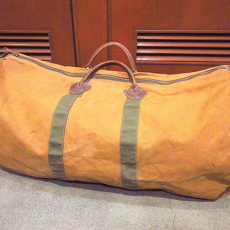 ビンテージ40's○L.L.Beanキャンバスボストンバッグ○230107k8-bag-bst