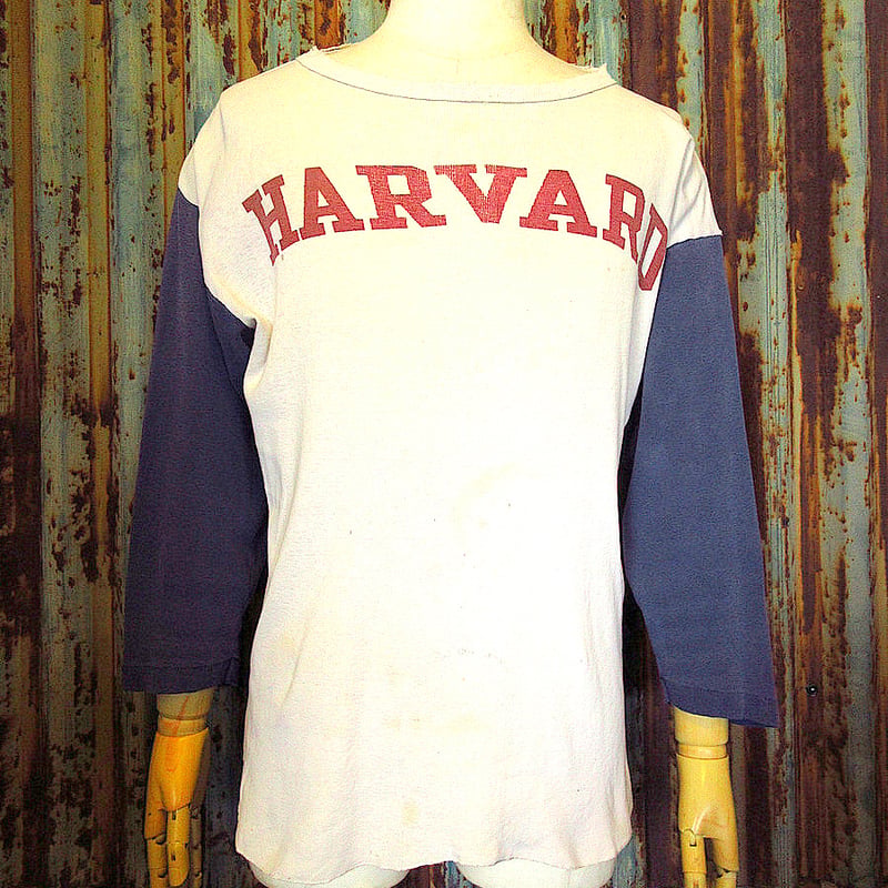 ビンテージ70's○ChampionバータグHARVARD染み込みプリントベース