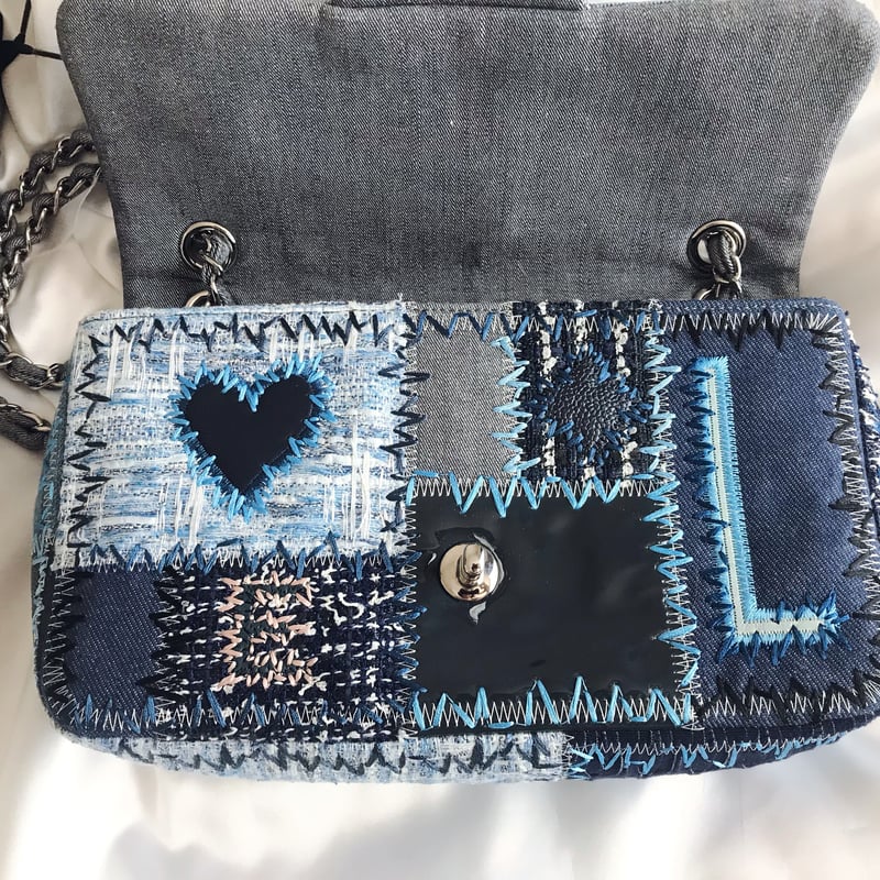 シャネル CHANEL デニム パッチワーク ショルダーバッグ | Advanced Style