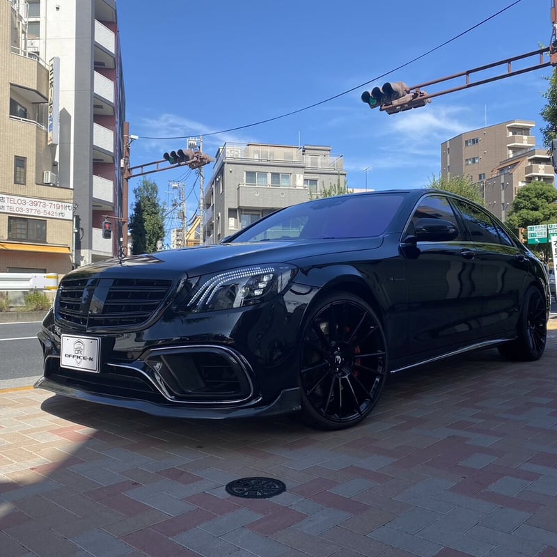 ベンツ Sクラス W222 V12 マイバッハ グリル オールブラック 商品番号