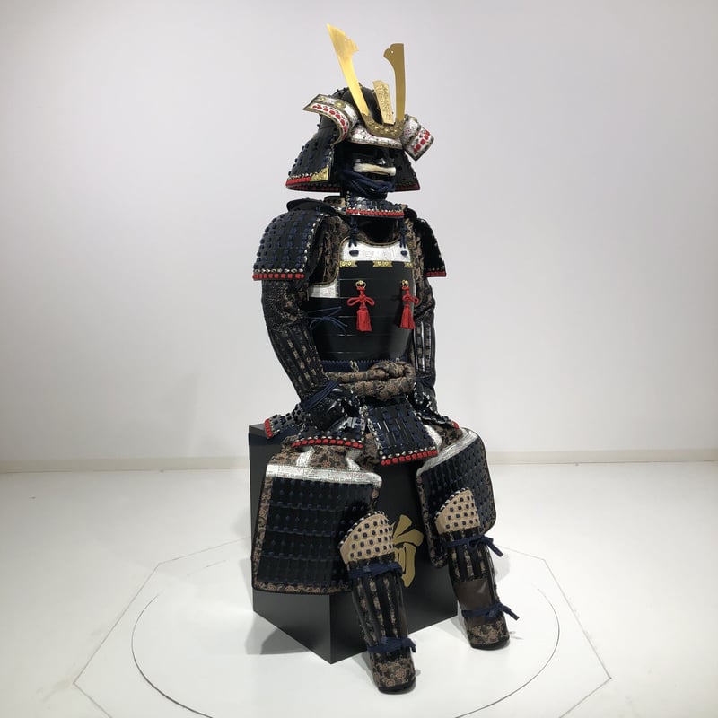O-047】○濃紺糸威伊予素懸二枚胴具足(艶消塗) | 甲冑工房丸武