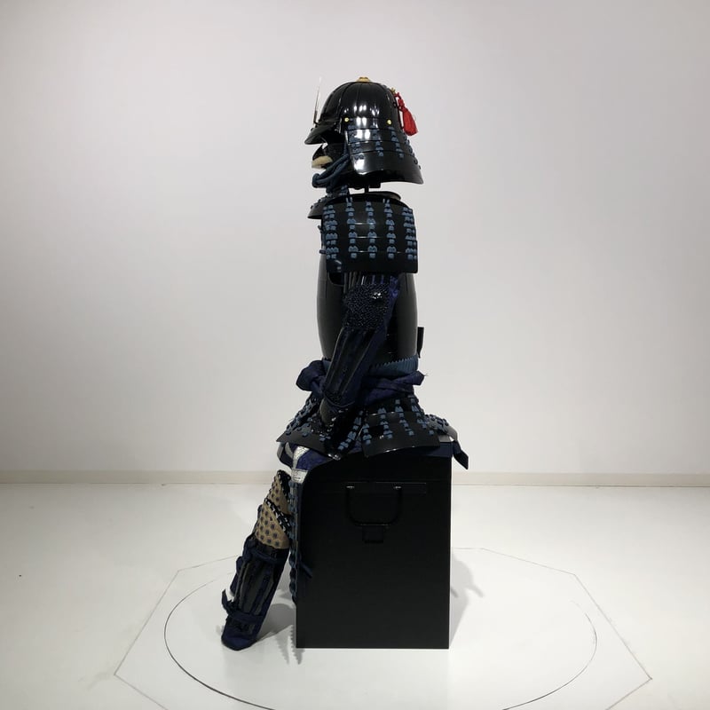 O-063】○紺糸威黒桶側二枚胴具足 | 甲冑工房丸武