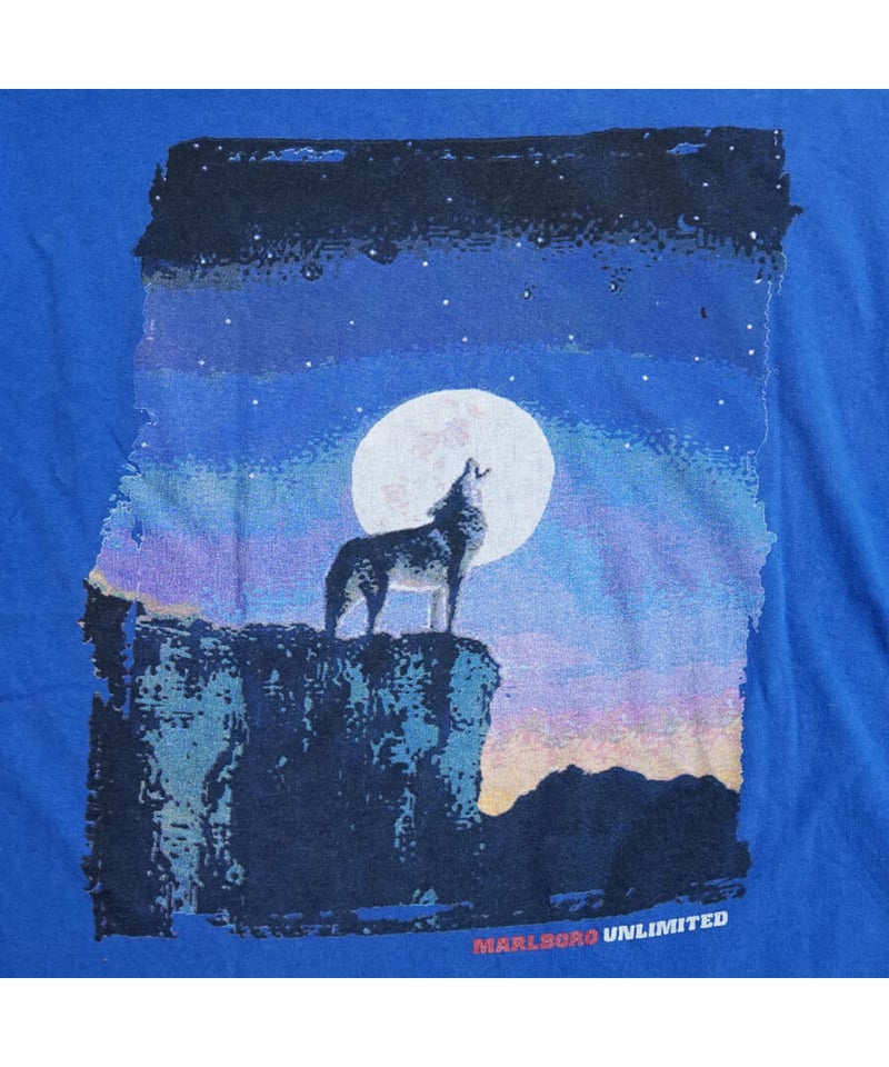 VINTAGE MARLBORO “COYOTE TEE” / BLUE 】 ヴィンテー
