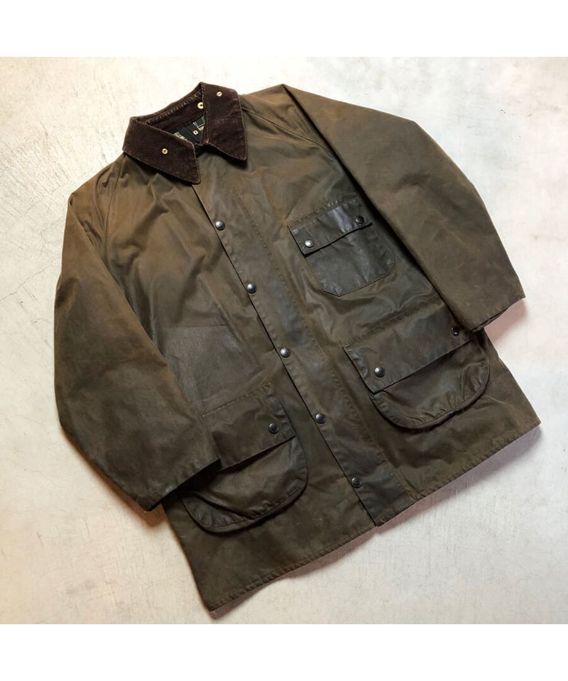 90's BARBOUR SOLWAY ZIPPER / OLIVE 】 90年代 バブ