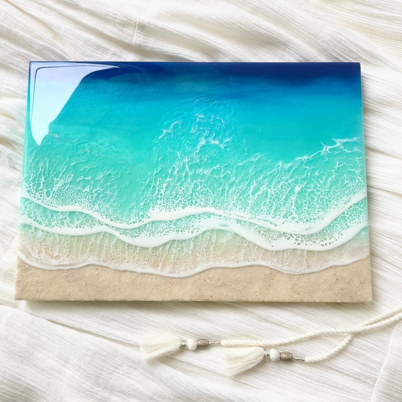 Beach art 海アート レジンアート | FLUID