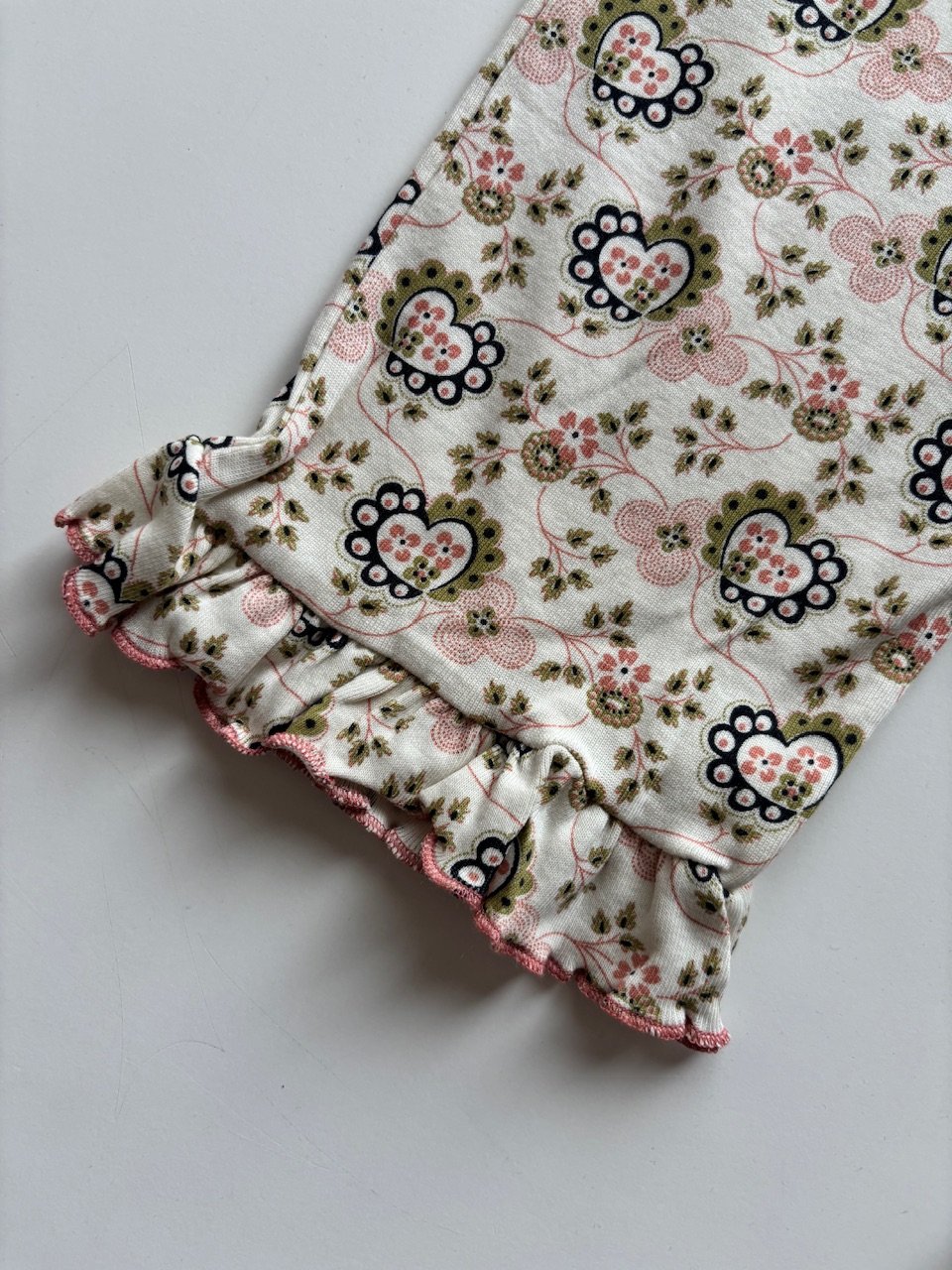 Misha & Puff Ruffle Pedal Pusher - Sugar Calico