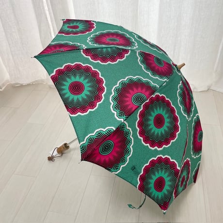 CATEGORY アフリカンバティック 晴雨兼用傘折り畳み 47cm | mandrake