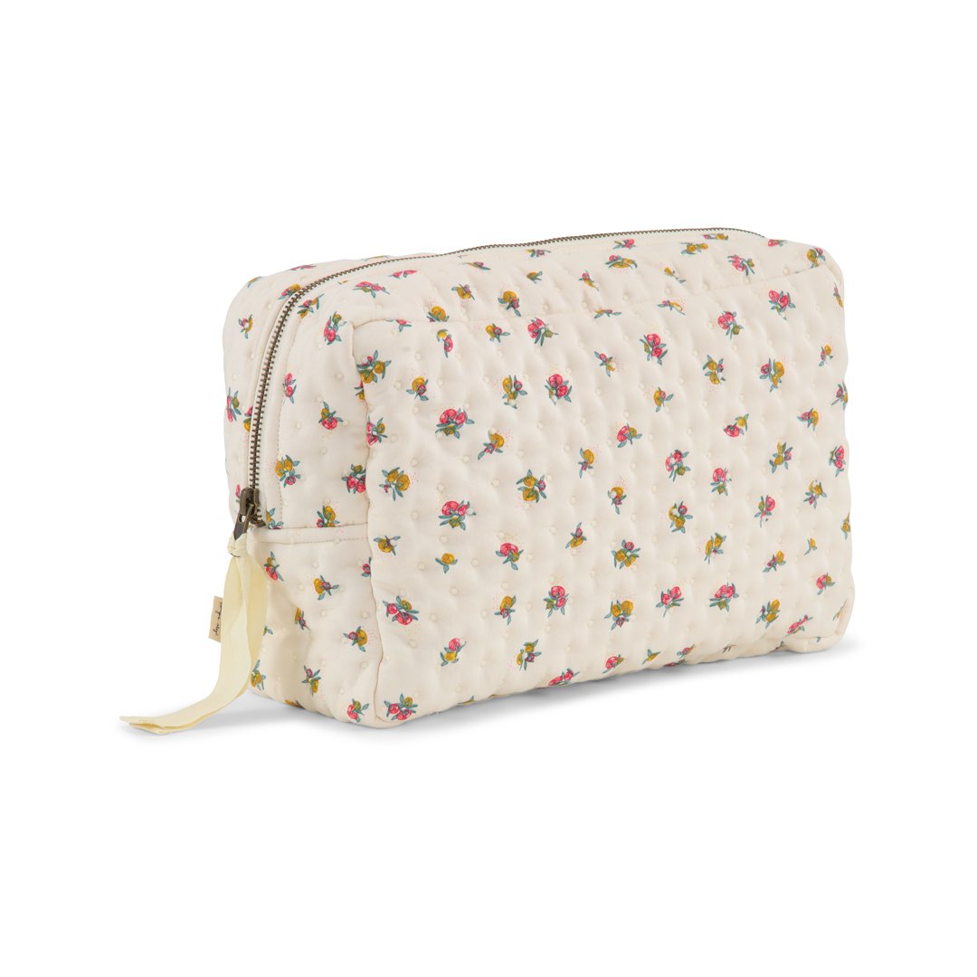 Big Quilted Toiletry Bag [ PEONIA ] / Konges