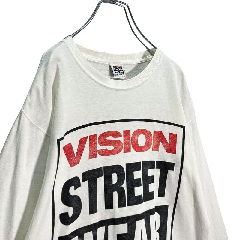 80s VISION STREET WEAR L/S LOGO PRINT TEE | 無無
