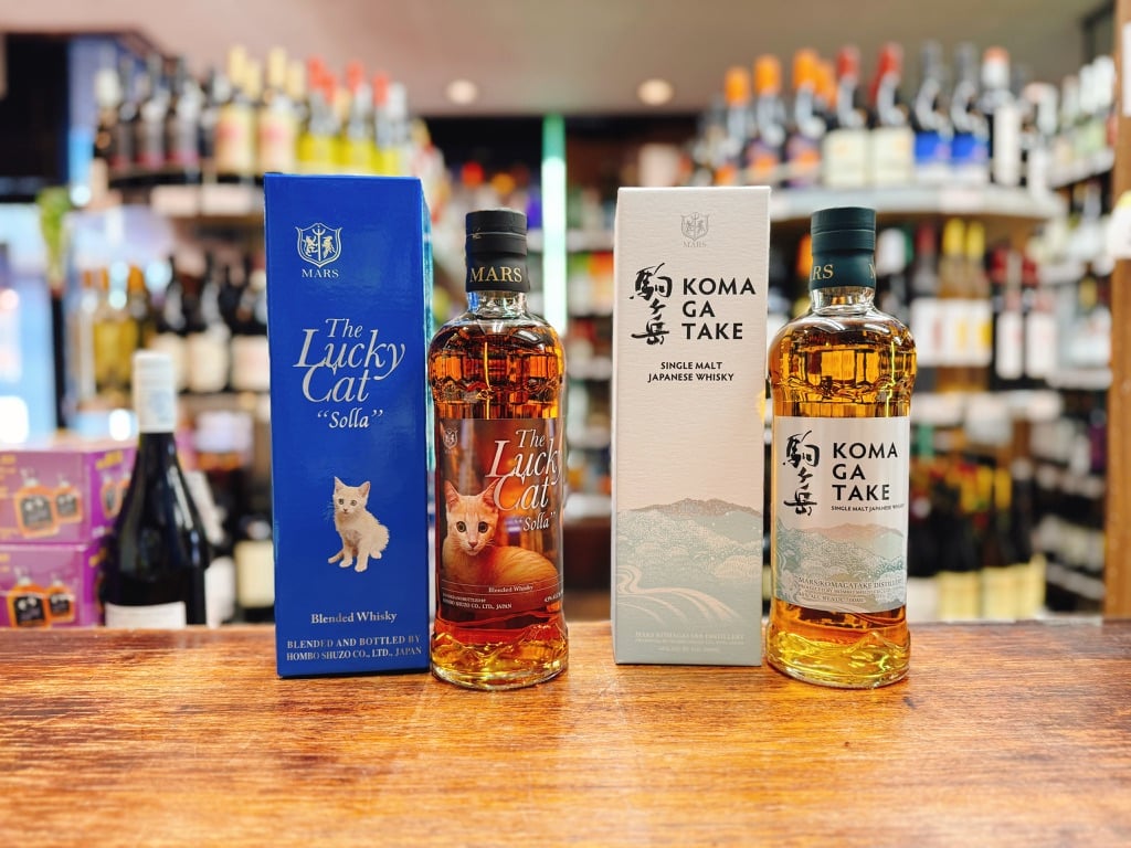 ザ・ラッキーキャット ソラ ＆ シングルモルト駒ヶ岳 2本飲み比べ