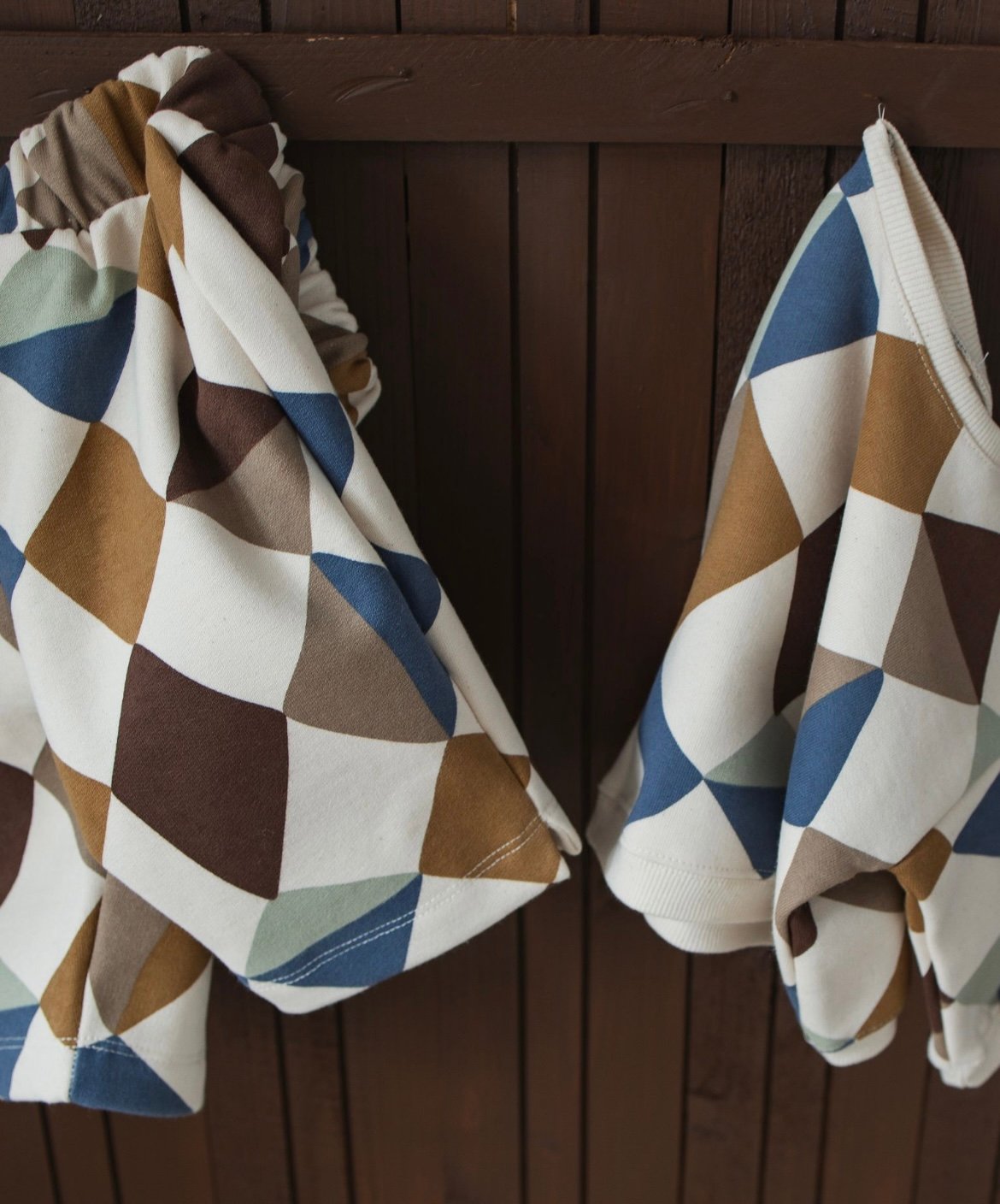 organic zoo - Kite Patchwork Sweatshirt Undyed