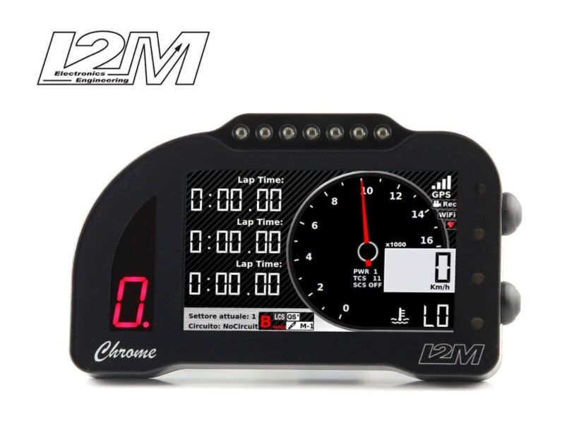 ディーラー在庫有 I2M CHROME Pro2 ラップタイマー付きデジタル