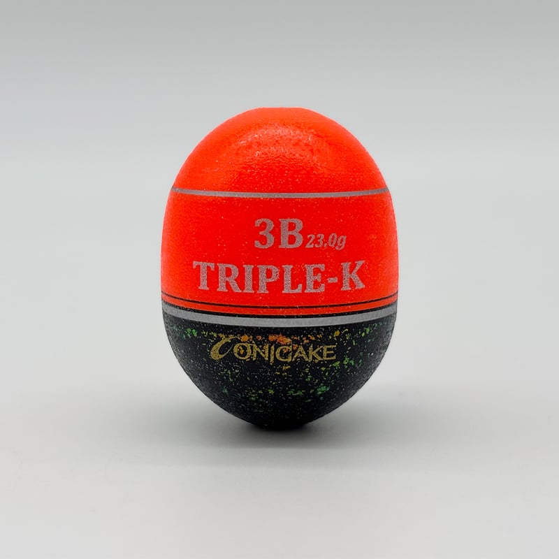 YG302G 鬼掛ふかせウキ 桐材 「国見工房 TRIPLE-K-W」 オレンジ | 鬼掛