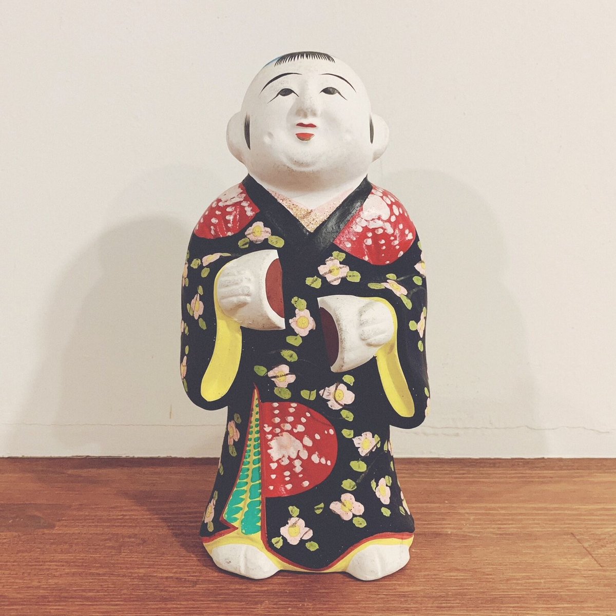 伏見人形の『饅頭喰い』：大サイズ | 象々の郷土玩具