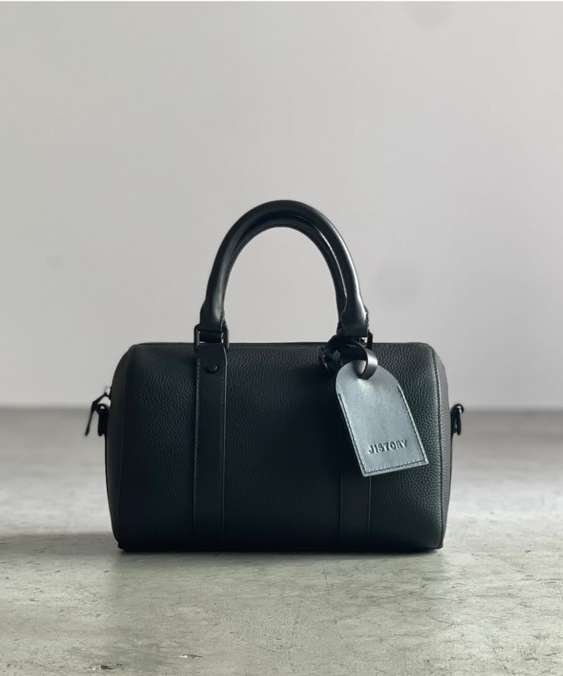 再入荷調整中】2WAY LEATHER MIDDLE BOSTON BAG | JISTORY