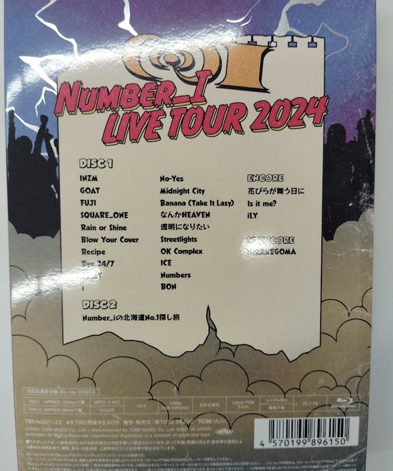 開封品/Blu-ray単品】 Number_i 「Number_i LIVE TOUR 20