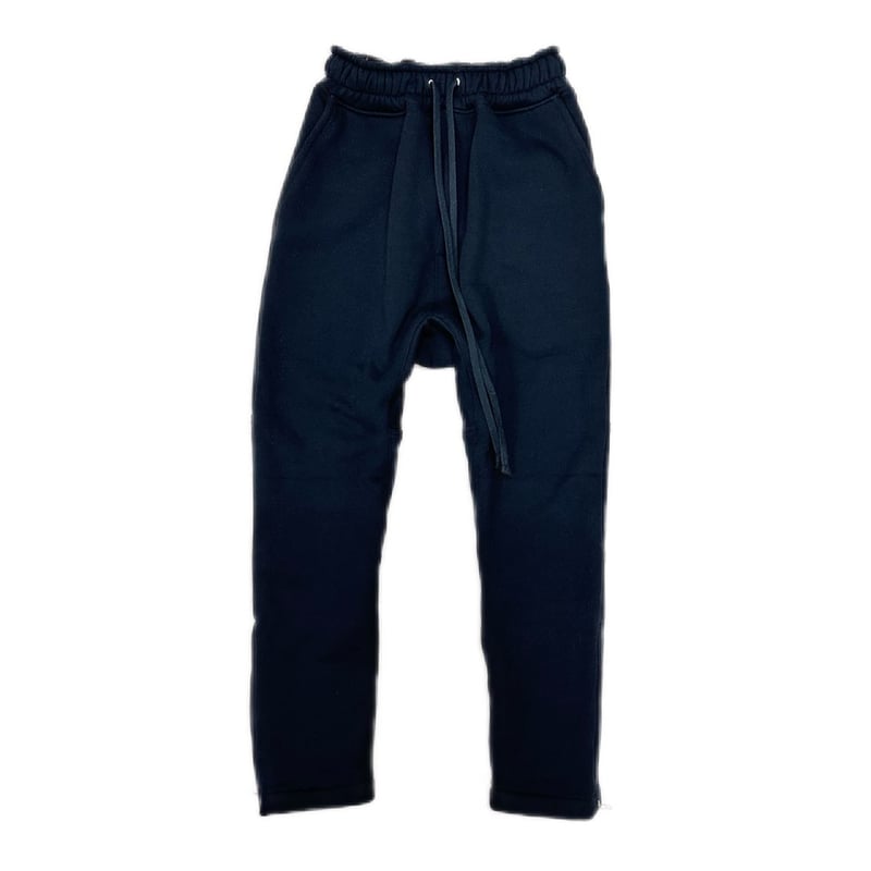 SIDE ZIP SWEAT LOUNGE PANTS / BLACK | INDEPICT